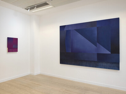 Rebecca Ward, lighter later, exhibition view. Courtesy of Ronchini Gallery