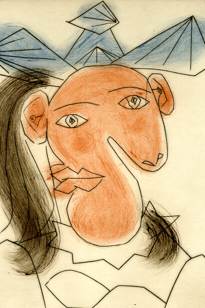 Pablo Picasso, Head of a woman, no 7, 1939. Courtesy of the British Museum