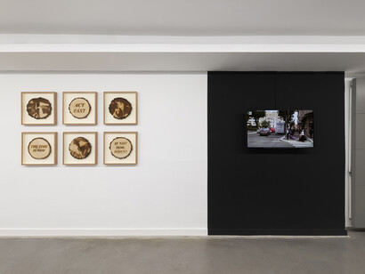 Avelino Sala, These machines kill fascism, exhibition view. Courtesy of ADN Galeria. Photo by Roberto Ruiz