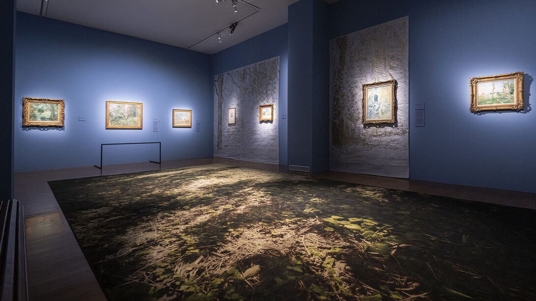Berthe Morisot. Impressionist painter, exhibition view. Courtesy of Galleria d’Arte Moderna