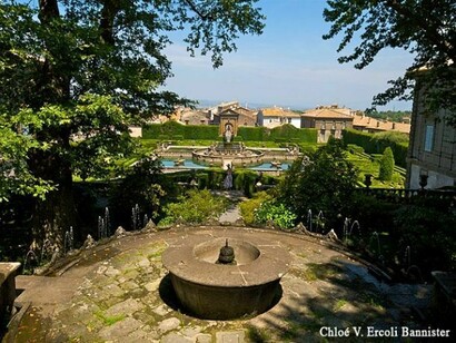 Gardens of Villa Lante´s general view