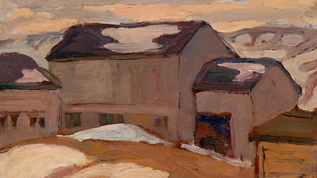 Henrietta Mabel May, Spring snow, Knowlton, about 1927. Courtesy of Montreal Museum of Fine Arts