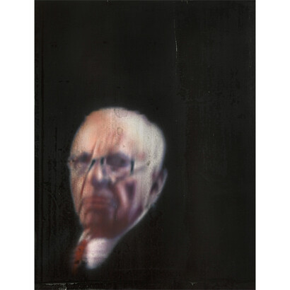 John Keane, Smear Test I , 2014, Oil on Canvas © John Keane, Courtesy of Flowers Gallery