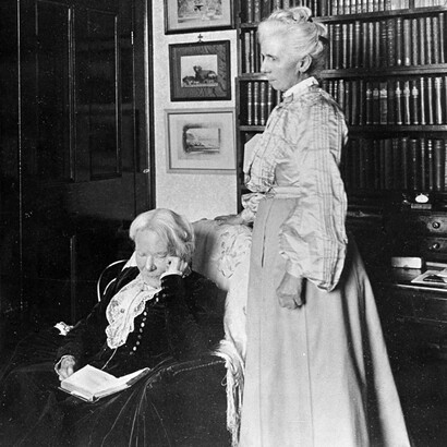 Elizabeth Blackwell y su hija adoptiva, Kitty Blackwell