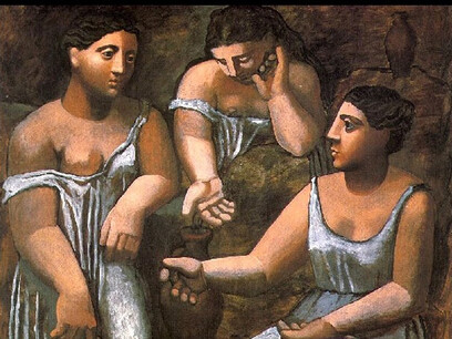 Pablo Picasso. Três Mulheres na fonte. 1921. Óleo sobre tela. The Museum of Modern Art, New York
