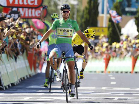 Sagan sul traguardo