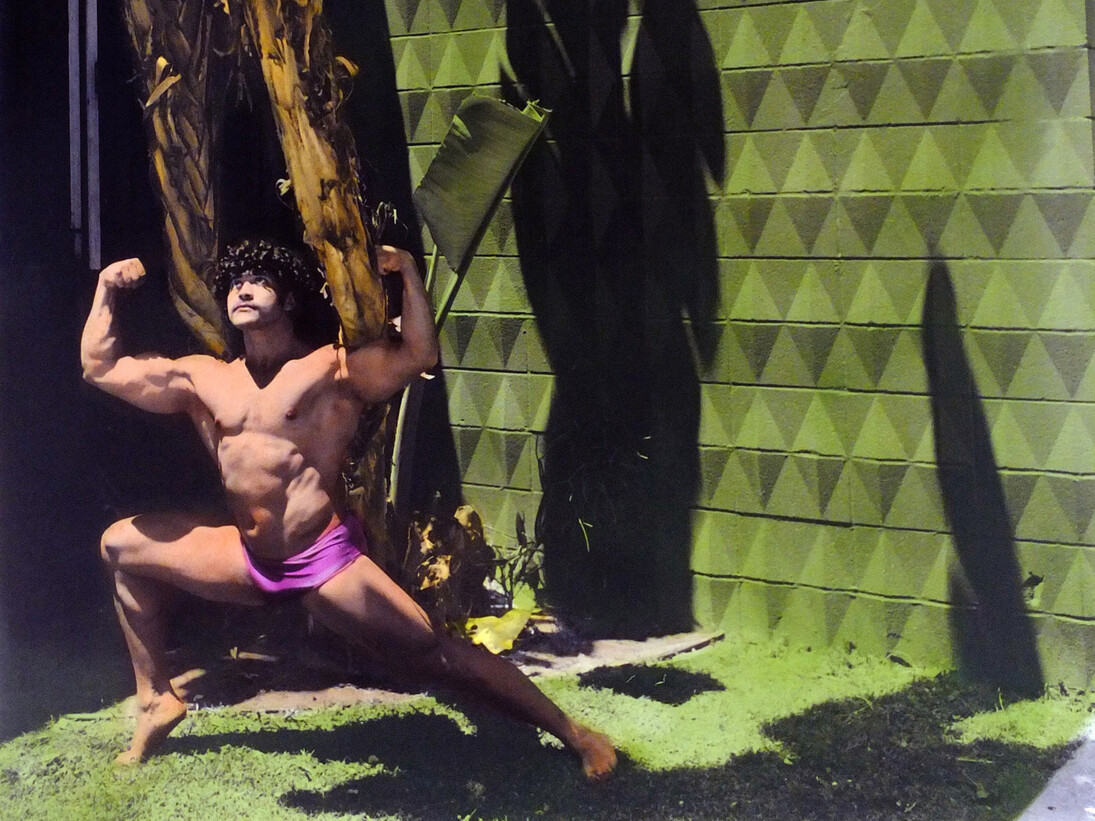 Elaine Stocki, detail of "711" 2014. Hand-tinted silver gelatin print, edition of 5 (+1 AP), 36 x 29 inches. Courtesy the artist and Thomas Erben Gallery, New York.