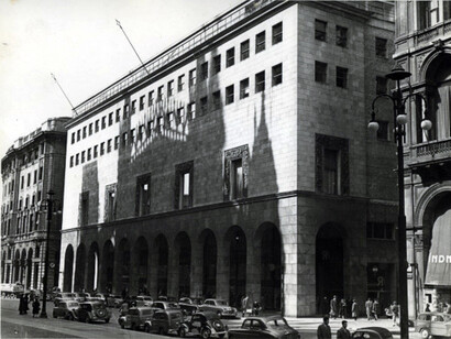 L'edificio della Rinascente agli inizi del '900