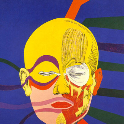 Guillermo Núñez,Todo me une porque todo me lacera, óleo sobre tela, 155x182 cm., Museo de Arte Contemporáneo, Santiago, Chile