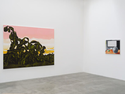 Wilhelm Sasnal, Aaasphalt, exhibition view. Courtesy of Blum Gallery
