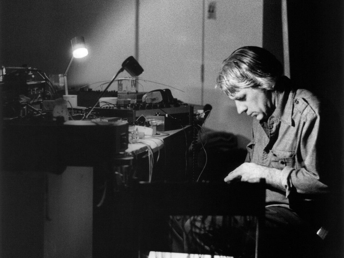 David Tudor, The Kitchen New York City, 1978. Photo by Stan Ries