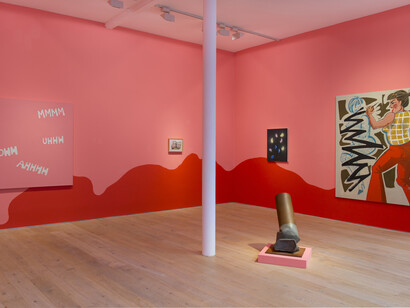 Everything falls faster than an anvil, Installation view. Courtesy Pace London