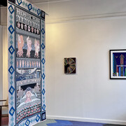 Various artists, Winter color, exhibition view. Courtesy of Kishka Gallery