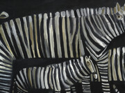 Sophie Wake 2019 'Zebras'. Courtesy of Flux Exhibition