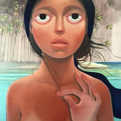 Here Versus There. Courtesy of Lyle O. Reitzel Gallery