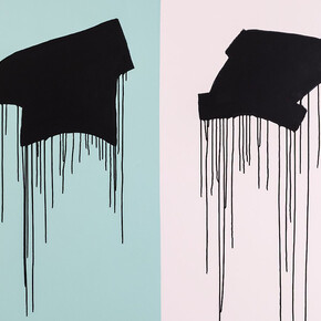 Julie Umerle, Drift III, 2016, 150 x 150 cm, Acrylic on canvas