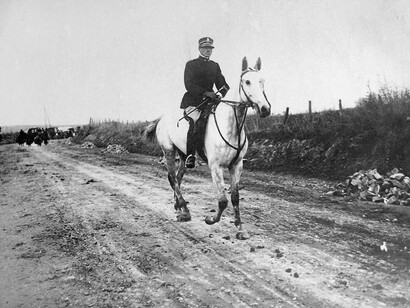 Francesco Baracca a cavallo