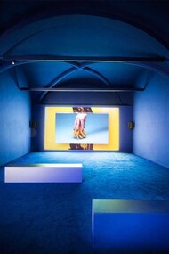 Camille Henrot, video still, Grosse Fatigue, 2013, veduta Museo Gucci