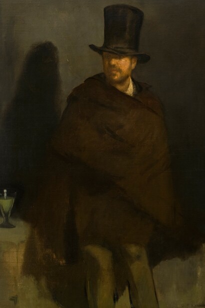 Édouard Manet, "Il bevitore d'assenzio",1858-1859, Ny Carlsberg Glyptotek di Copenaghen, Danimarca