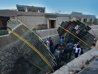 Innovative combination of passive and active solar energy heats SECMOL school, Ladakh @ Ashish Kothari