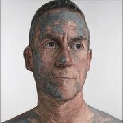 Kyle Barnes (b. 1986), 'Company Sargeant Gary Madden', 2018. Oil on canvas, 140 x 140 cm. © Kyle Barnes. Photo © National Gallery of Ireland.