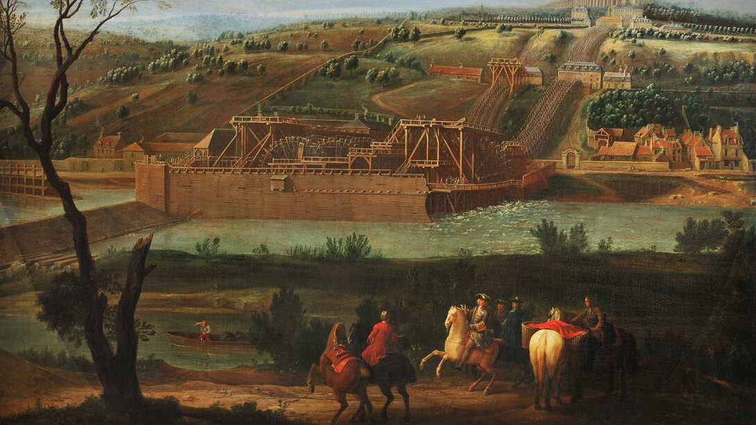 Pierre-Denis Martin, View of the Marly Machine and the Palace of Louveciennes, 1722–23. Courtesy of Science Museum