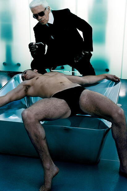 Steven Klein, Karl Lagerfeld's studio (detail), 2008. © Steven Klein / Courtesy of Staley-Wise Gallery, New York