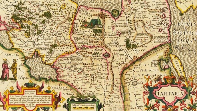 Mapa da Tartária. Esta teria sido uma civilização grandiosa e altamente desenvolvida, mas teria sido apagada da história pelos grandes poderes globais. Mas o que há de verdadeiro nessa narrativa? Foi a Tartária real ou apenas uma distorção histórica? 