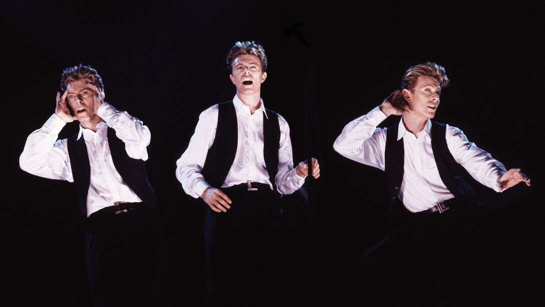 Guido Harari, David Bowie, Milano, Palatrussardi, 13 aprile 1990 © Guido Harari