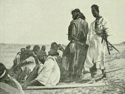Grupo tuareg río Níger, año 1896