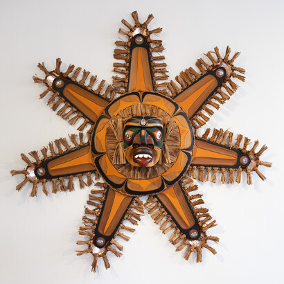 Troy Kwakseesthala, Sun mask. Courtesy of Stonington Gallery