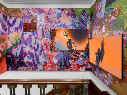 Julien Creuzet, Nos diables rouges, nos dérives, exhibition view. Courtesy of Mendes Wood DM