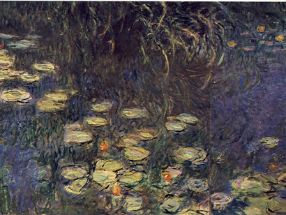 Claude Monet - Ninfee - Mattino (part.), 1918