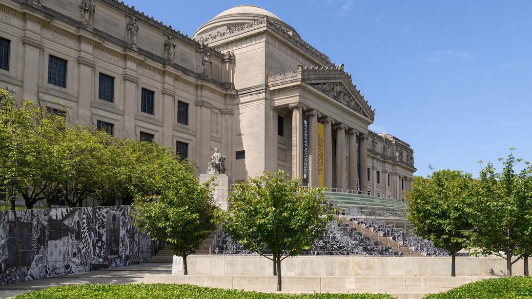 Keisha Scarville, Where salt meets black water, exhibition view. Courtesy of Brooklyn Museum