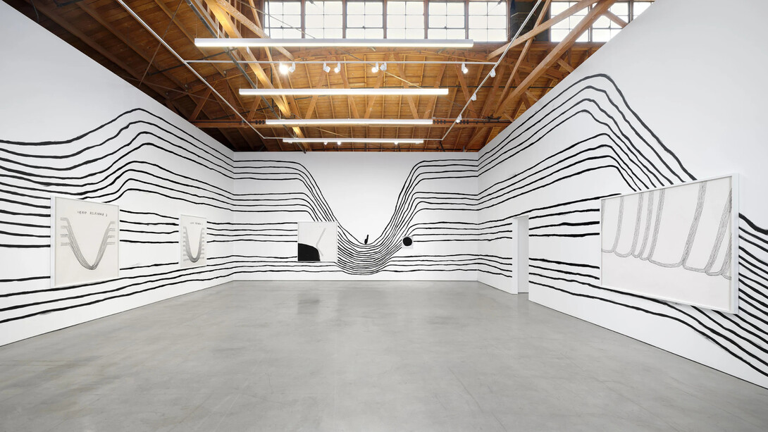 Christine Sun Kim, American sigh language, exhibition view. Courtesy of François Ghebaly Gallery