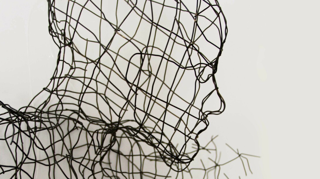 Claire Lee, Fate 1 - welded steel wire, detail