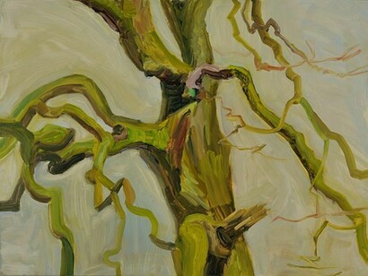 Michelle Dovey, Trunk 2014, oil on canvas, 30 x 40 in/76.2 x 101.6 cm