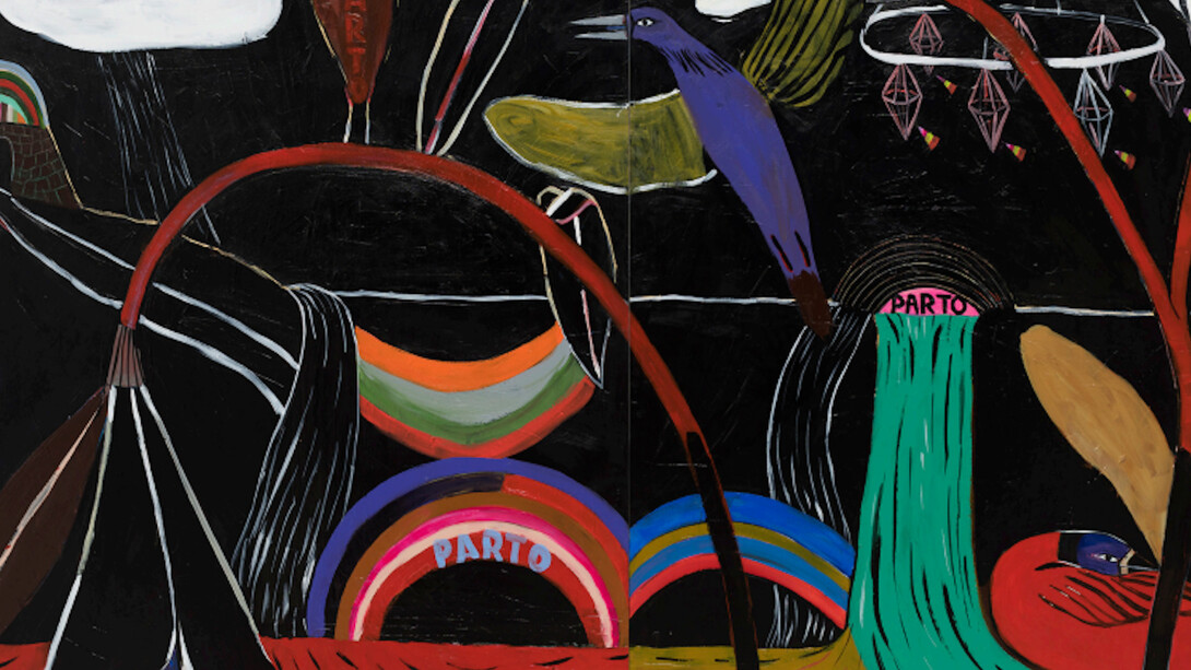 Sem título [Untitled], 2016, acrílica sobre madeira [acrylic on wood]. Ed.: única [unique]
150 x 220 cm. Courtesy of Casa Triangulo 