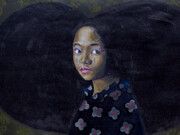 Oluwole Omofemi, ‘Omonalisa II’, Oil and acrylic on canvas, 121 x 121 cm, 2019. Courtesy Signature African Art