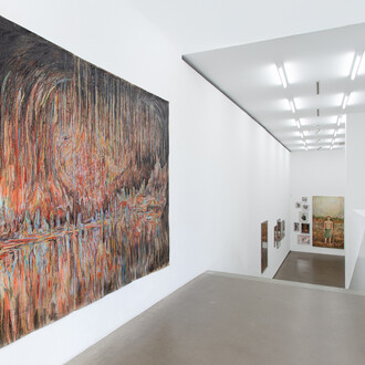 Ulrike Theusner, Passagiere der nacht, ausstellungsansicht. Mit freundlicher genehmigung der Galerie Eigen + Art