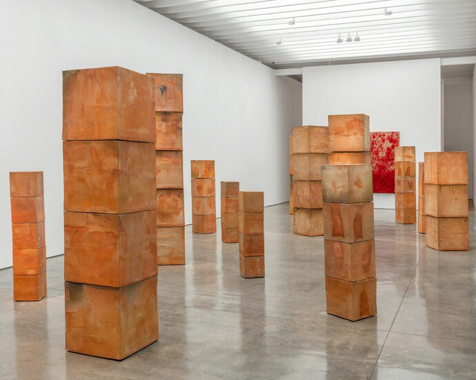 Bosco Sodi. Caryatides. Courtesy of Paul Kasmin Gallery