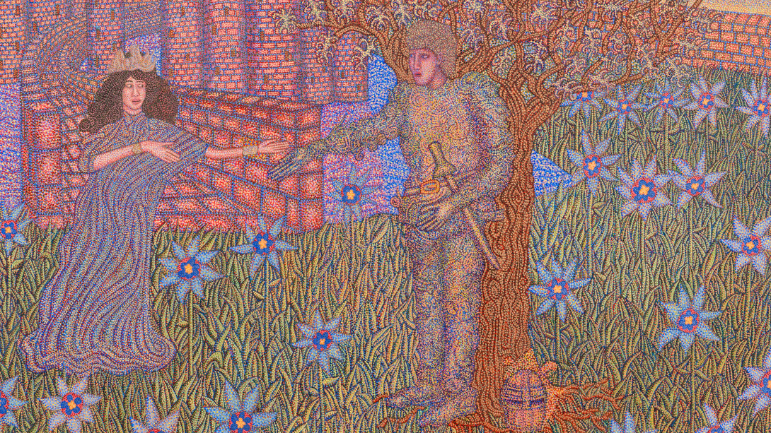Nate Plotkin, Castle (detail), 2025. Courtesy of Shrine Gallery
