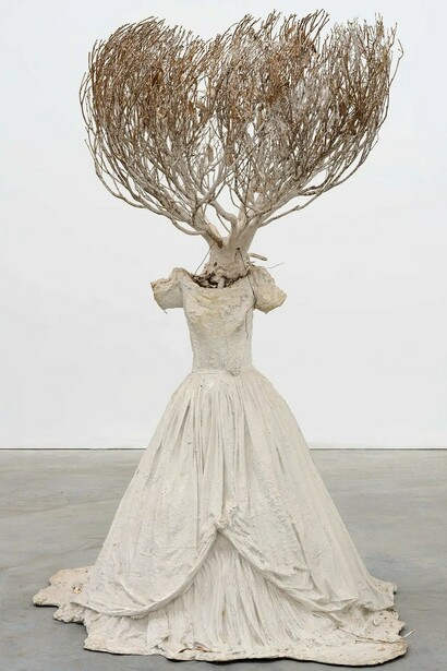 Anselm Kiefer, Daphne, 2008–2011. Resin, plaster and branches, 83 × 60 × 52
inches. © Anselm Kiefer Photo : Atelier Anselm Kiefer. Continuing his extraordinary artistic,
critical and market standing as a ‘blue chip’ contemporary artist, Kiefer has proven adept
and agile in reinventing himself for key stakeholders