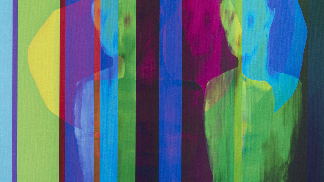 David King Reuben, Blur color 1 (1), Archival digital print on Hahnemuhle Monet Fine art canvas