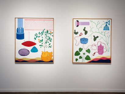 John Miranda, Viajero, ehxibition view. Courtesy of Galleri Urbane