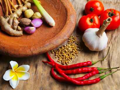 Aromi e spezie un po' piccanti