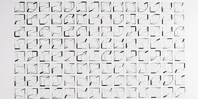 Beyond the lines. Courtesy of Galerie Charlot