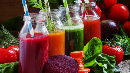 A choice of juice