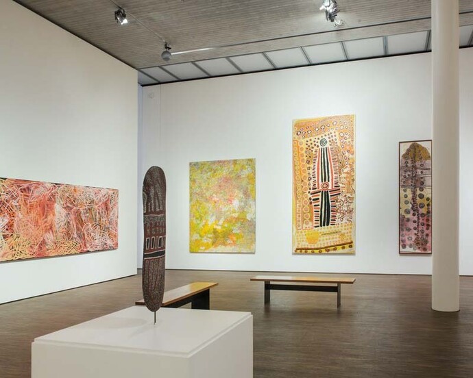 Indigenous Australia: Masterworks from the National Gallery of Australia, 2017, me Collectors Room Berlin, Photo: Lidia Tirri