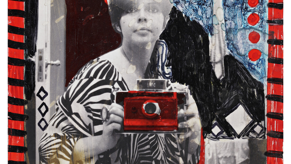 Dorothy Iannone, First Thought Best Thought, 1968, Felt pen on Polaroid, 8,5 x 10,8 cm © photo Hans-Georg Gaul, Courtesy of the artist and Air de Paris, Paris